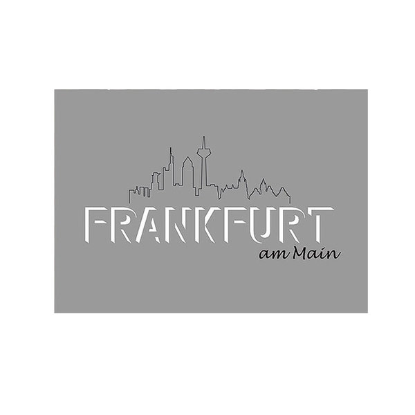 Frankfurt Skyline Postkarte